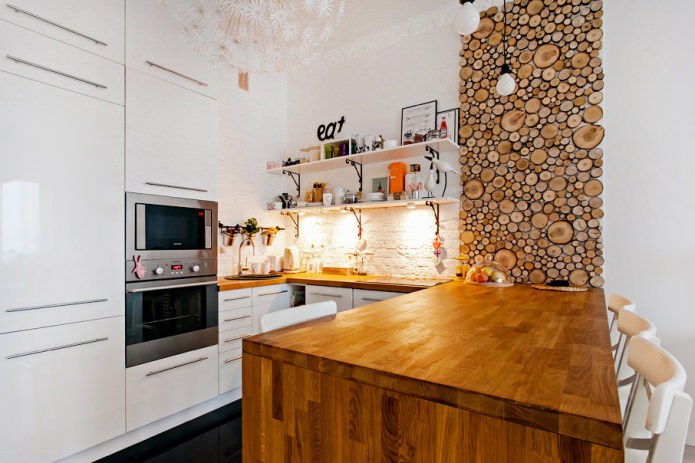 Eco-stijl keukendecoratie