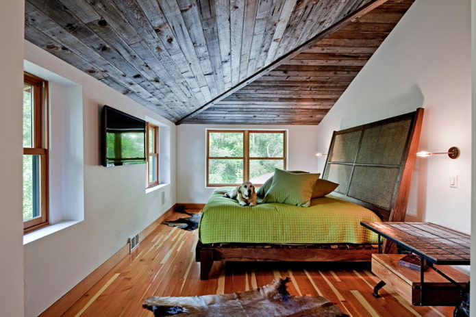 houten plafond op zolder