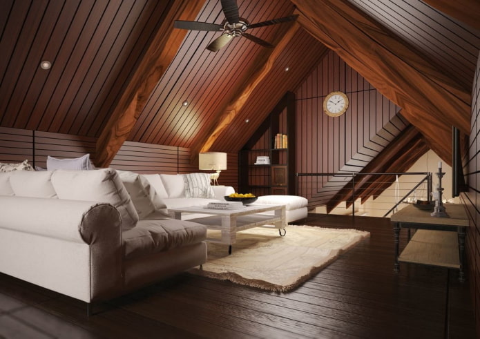houten plafond op zolder
