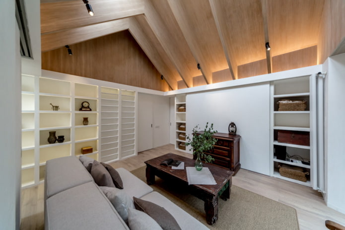 houten plafond op zolder