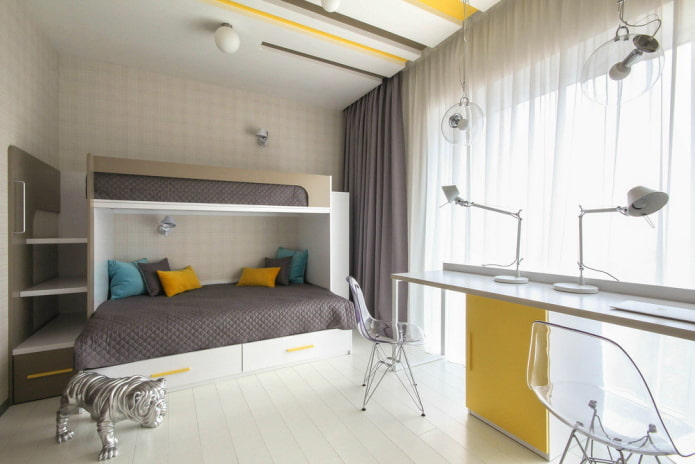 het plannen van een kinderkamer voor twee jongens
