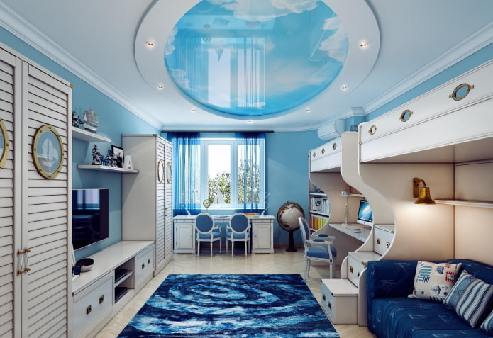 ontwerp van een kinderkamer voor twee jongens