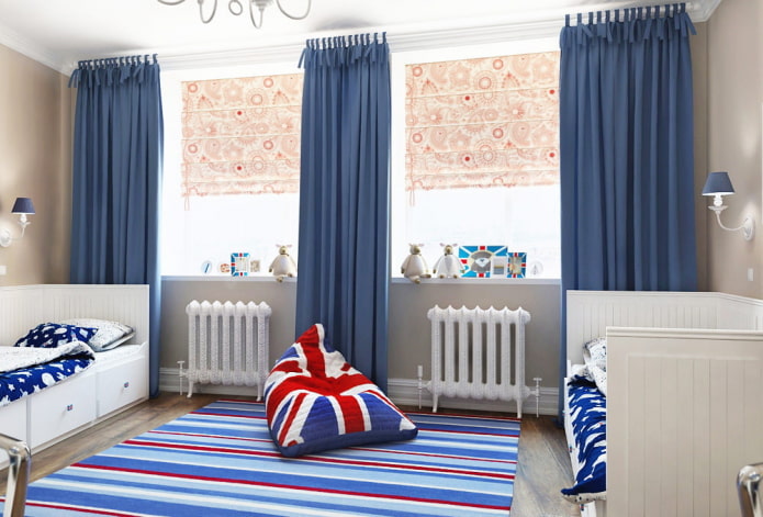 een kinderkamer voor twee jongens plannen