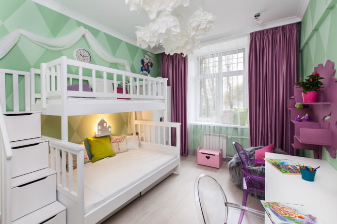 kamer voor twee kinderen