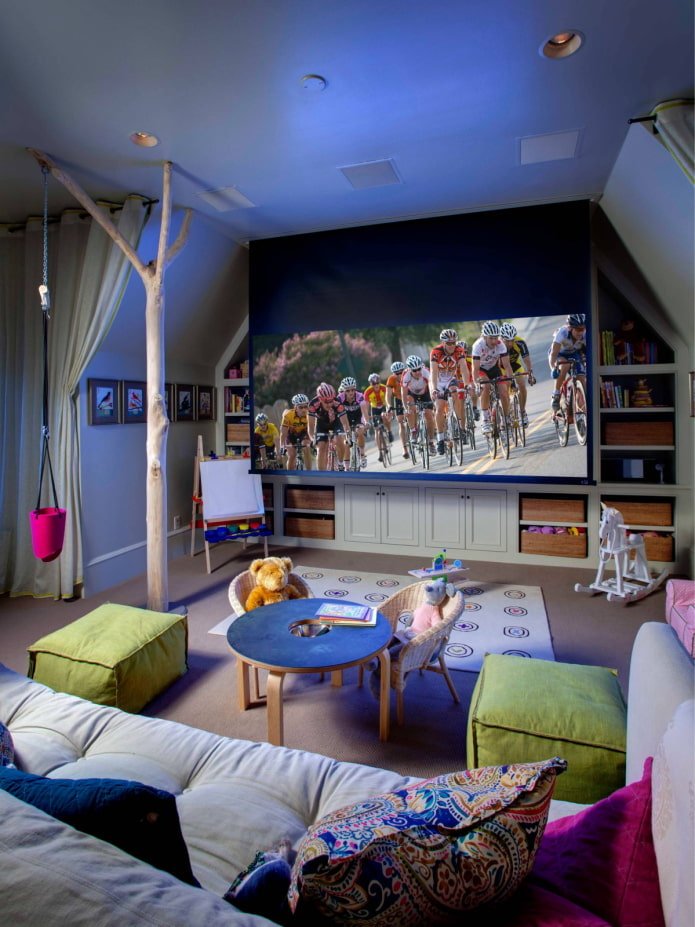 Projector in de kinderkamer