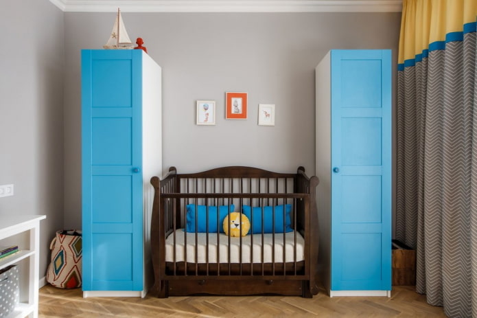 meubels in het interieur van de babykamer