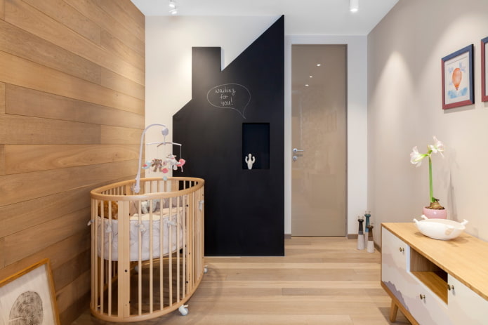 decoratie in het interieur van een kinderkamer