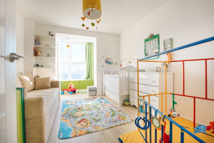 planning en indeling van een babykamer