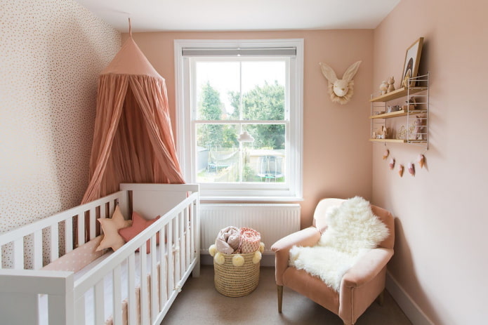 ontwerp van een kleine babykamer