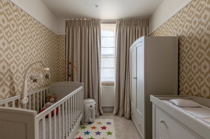 meubels in het interieur van de babykamer