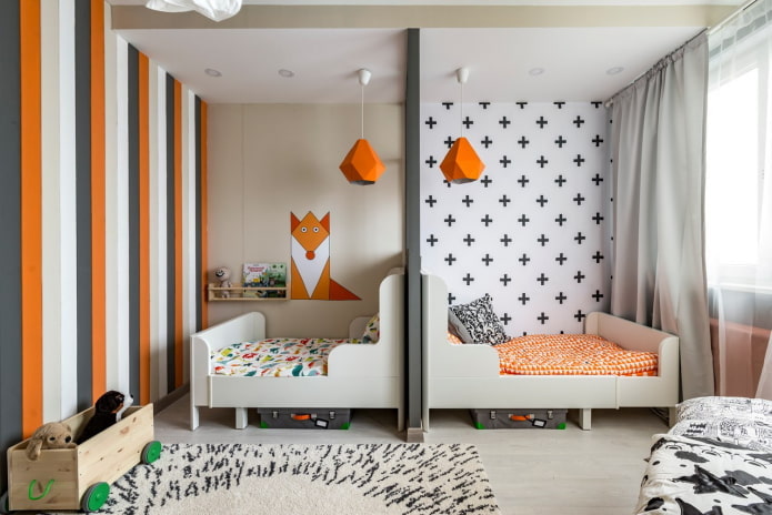 kamer voor een jongen en een meisje