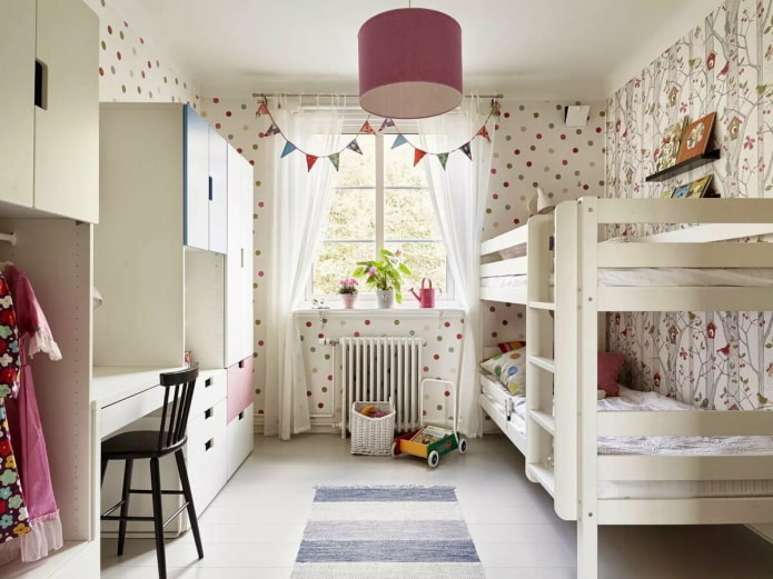 Kinderkamer voor twee kinderen