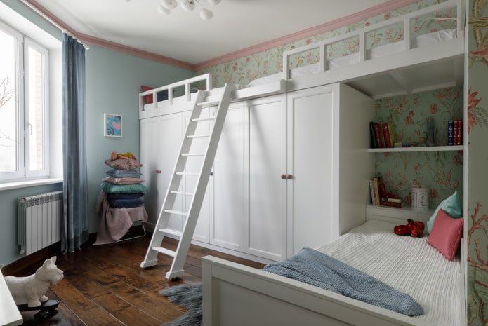 het inrichten van een slaapkamer voor drie kinderen