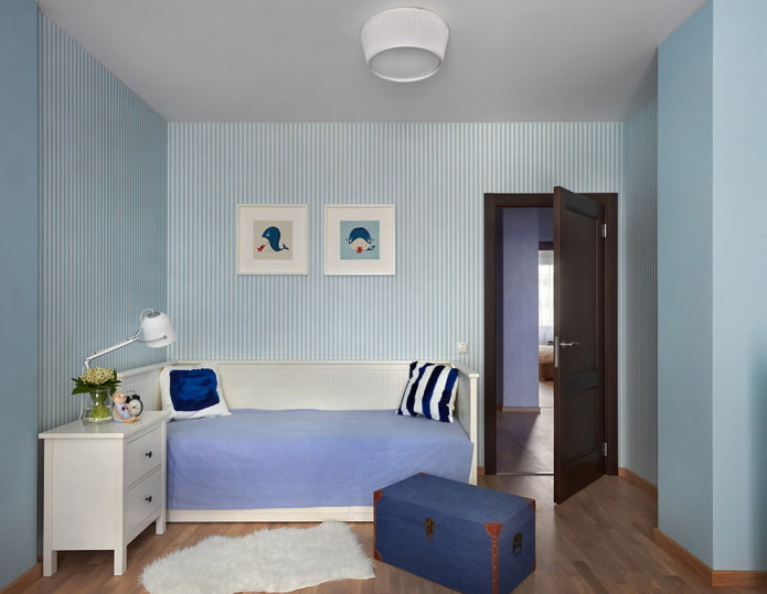 decoratie van een kinderkamer in maritieme stijl