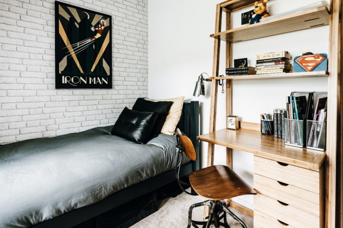 een kinderkamer inrichten in industri?le stijl