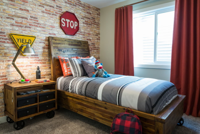een kinderkamer inrichten in industri?le stijl