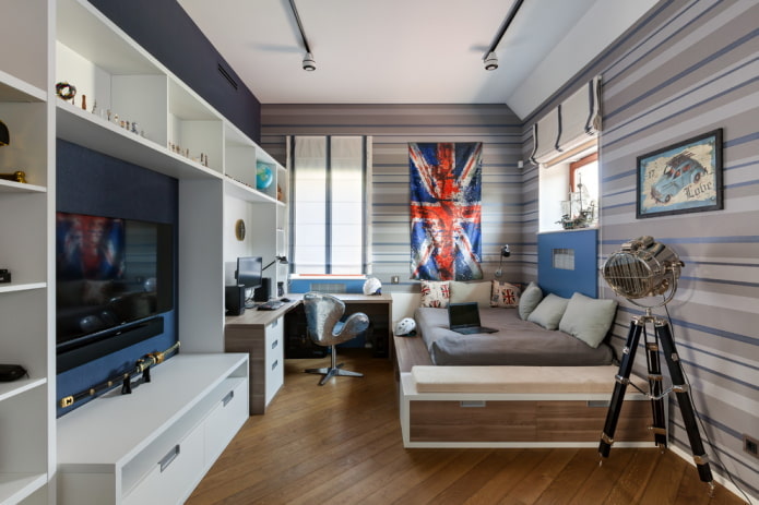 een kinderkamer inrichten in een industri?le stijl