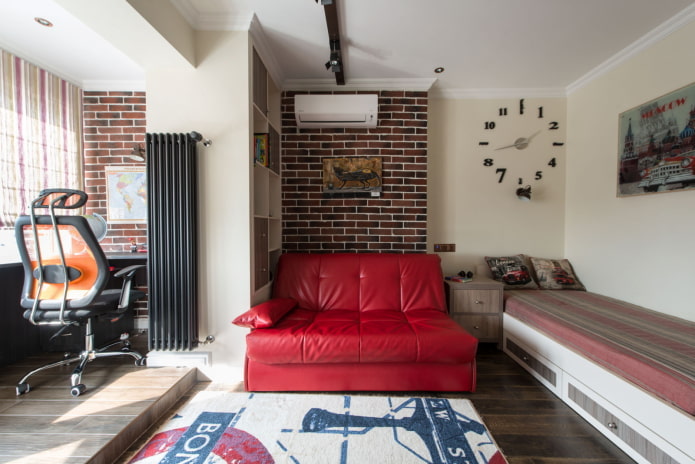 een kinderkamer inrichten in een industri?le stijl