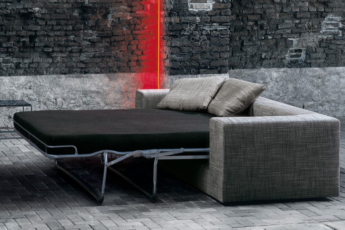 slaapbank in loftstijl
