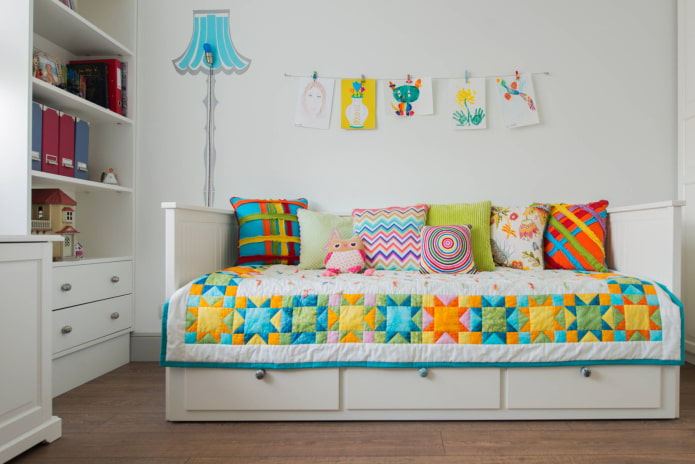 Veelkleurige sprei