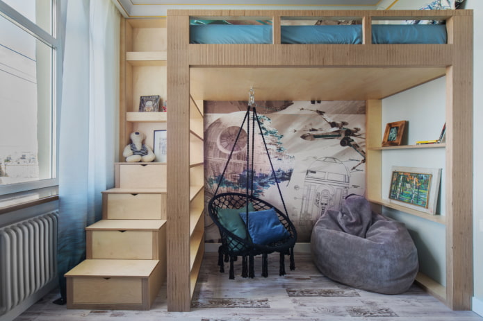 hangstoel in de kinderkamer
