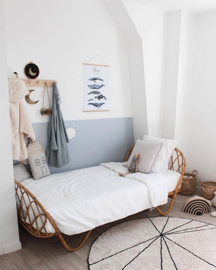 rieten kinderbed