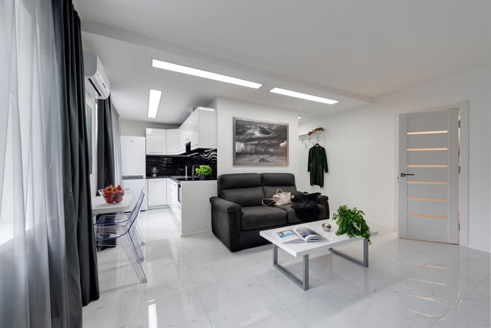 Tweekamerappartement in Europese stijl, 45 m?
