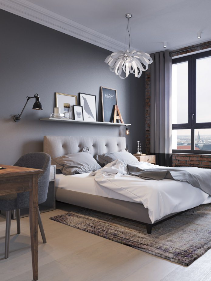slaapkamer in moderne stijl