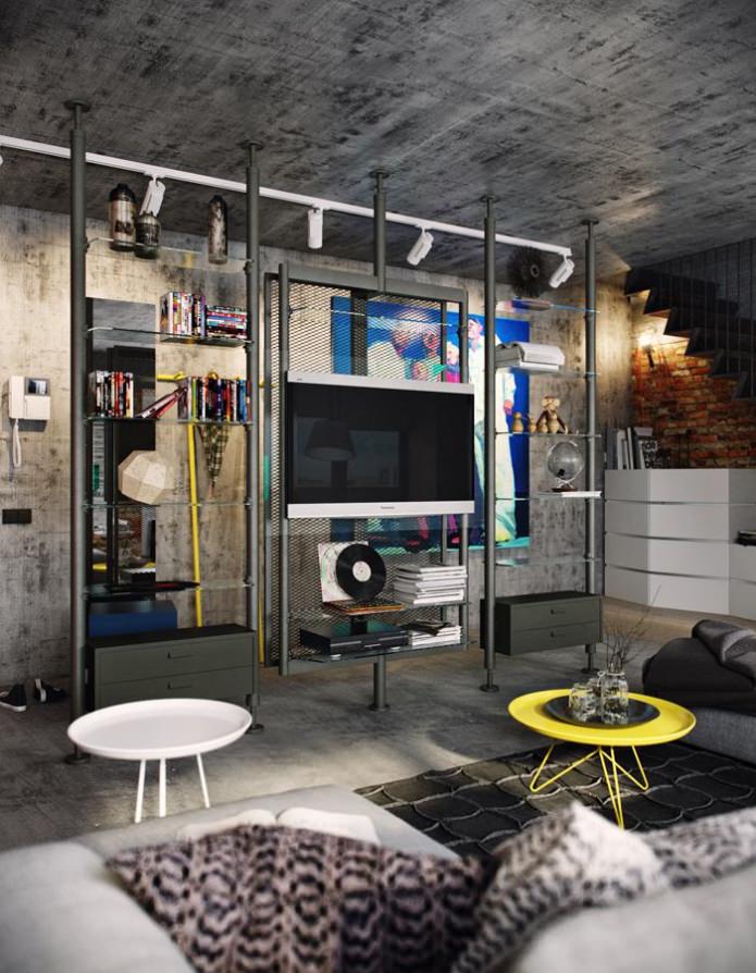 TV in het interieur