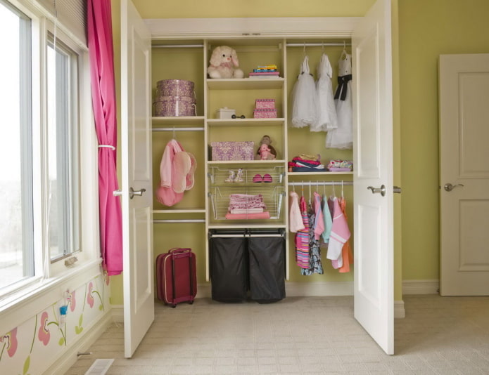 ontwerp van een kindergarderobe