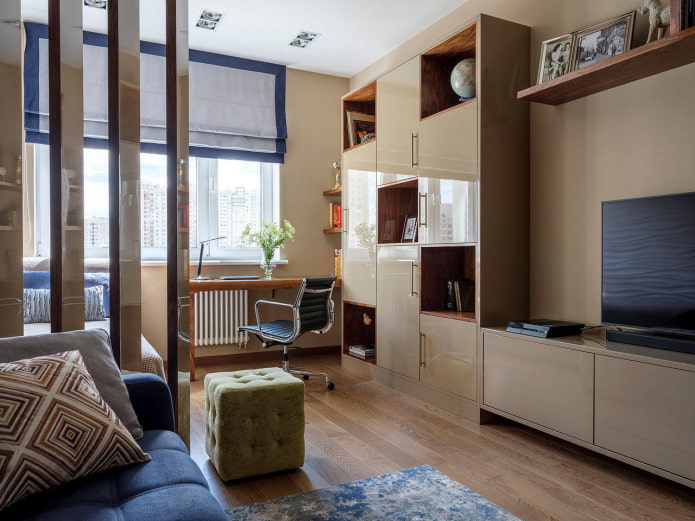 Slaapgedeelte in een woonkamer van 15 m?
