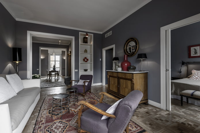Woonkamer met doorloop