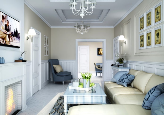Woonkamer met doorloop