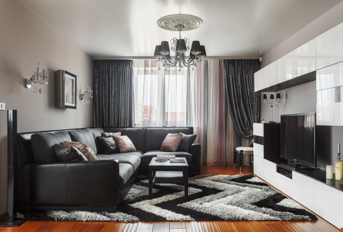 interieur van een vierkante zaal van 18 m?