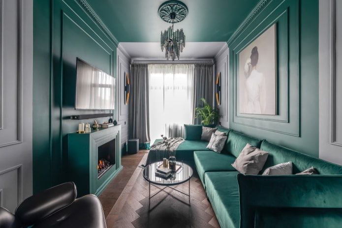 Smalle woonkamer