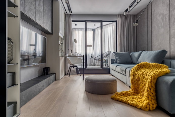 Woonkamer met balkon