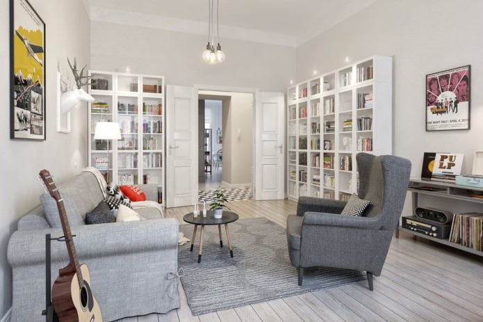 ontwerpproject van een appartement van 100 m?.