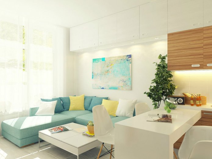 ontwerp van een studio van 29 m?.