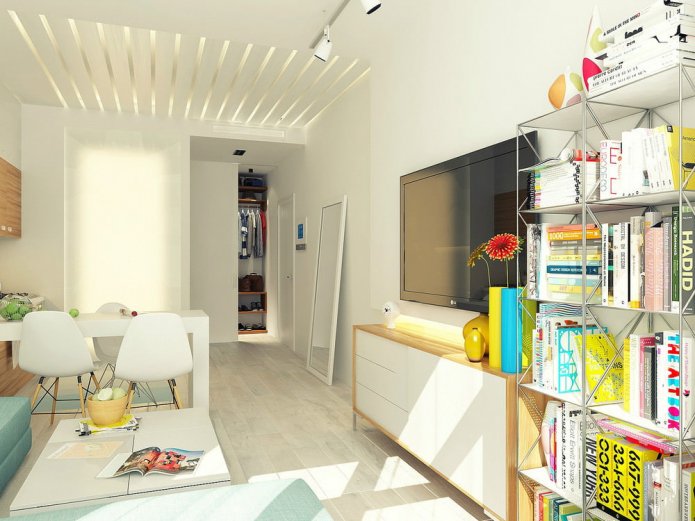 ontwerpproject van een studio van 29 m?.