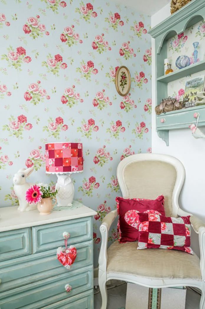 bloemenbehang