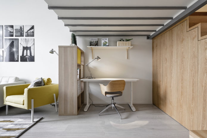 zonering in het interieur van het kantoor
