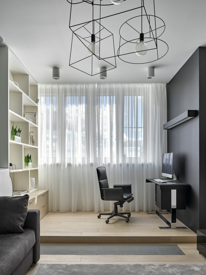zonering in het interieur van het kantoor