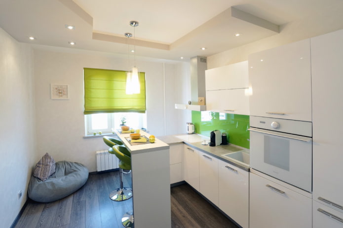 bar in het interieur van de keuken van 10 m?