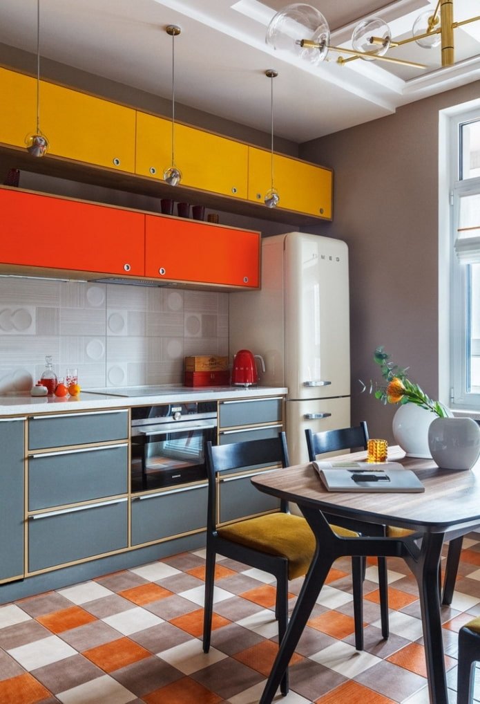 retro stijl keuken