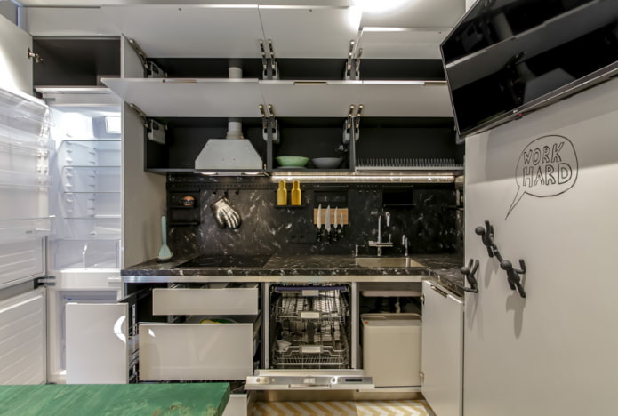 keuken met koelkast