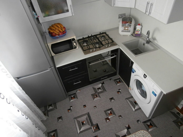 linoleum in de keuken