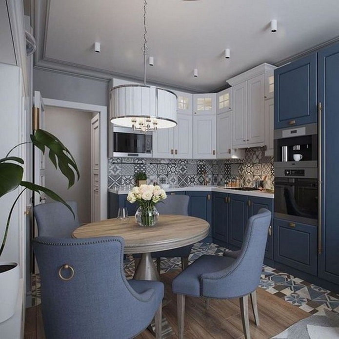 wit plafond in de keuken