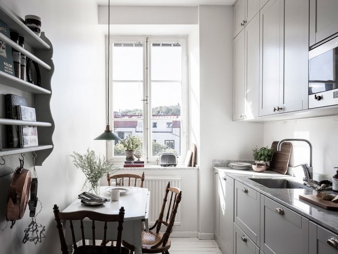 tafel in de keuken 4 m?