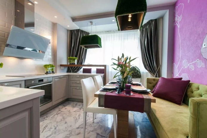 keuken met balkon