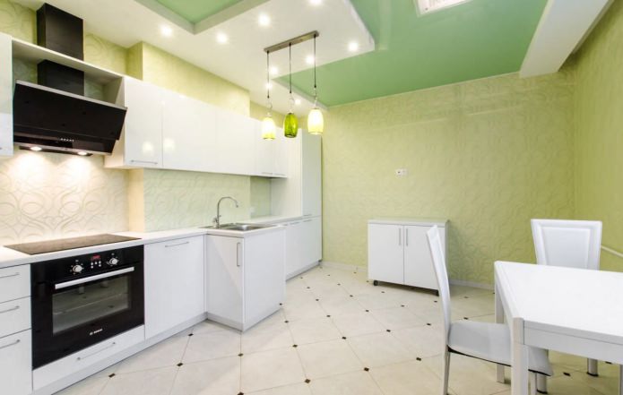 Groen behang